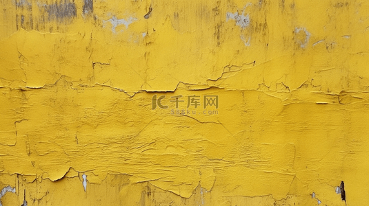 清晰的黄色墙。