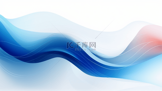 用丰富多彩流动的波浪构成的抽象背景。