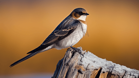 燕子国画摄影照片_灰色和棕色的燕子鸟