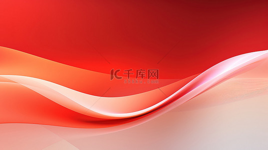 红色简单背景背景图片_红色波浪线条抽象背景6