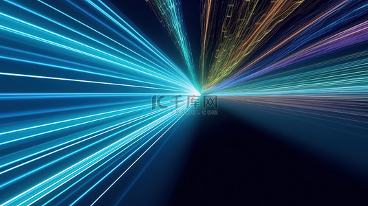 极速线条光线网络速度背景14