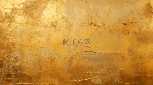 金色背景，闪亮的金质纹理纸或金属，带有大型元素向量。