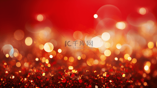 三维红色背景背景图片_三维渲染金色火焰抽象背景，配以柔和发光的背景纹理，用于圣诞节、情人节的设计。