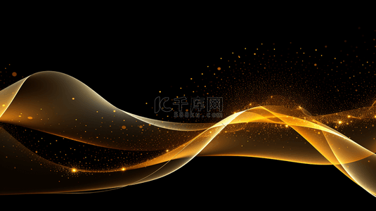 彩色金属背景图片_由AI生成的行金属金色螺旋，散发着充满活力的优雅。