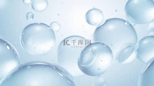气泡白色背景图片_白色液体水珠简约背景11