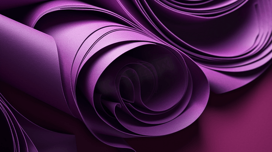 抽象背景与紫色调的纸张紫色的纸