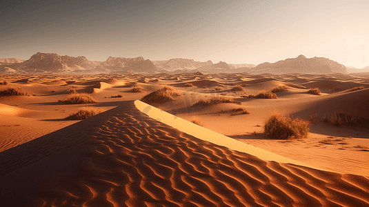 沙漠沙丘一望无际无人区2