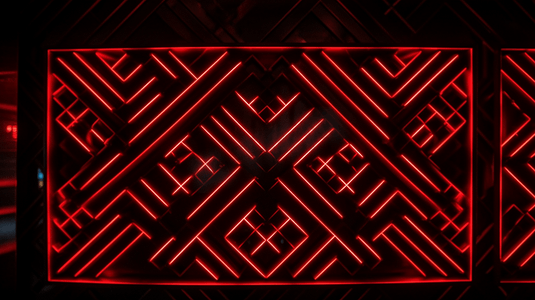 红色和黑色LED指示牌1