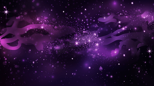 紫色和黑色相间的背景上面有星星3