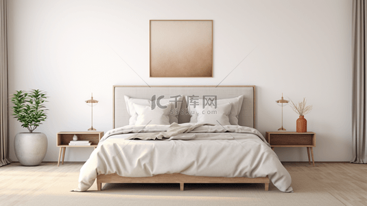 温馨舒适大床房卧室家居设计图片9
