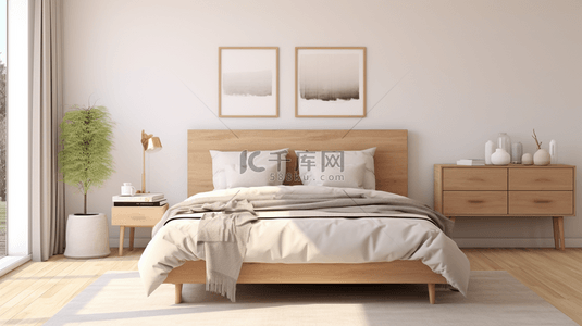 温馨舒适大床房卧室家居设计图片5