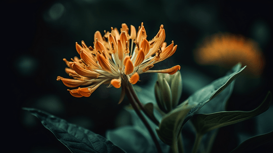 植物上一朵花的特写3