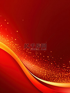 红色迎战2023背景图片_国庆红色背景金色流线12