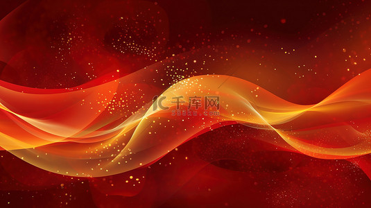庆国庆节背景图片_闪亮的红色和金色闪闪发光的抽象背景6