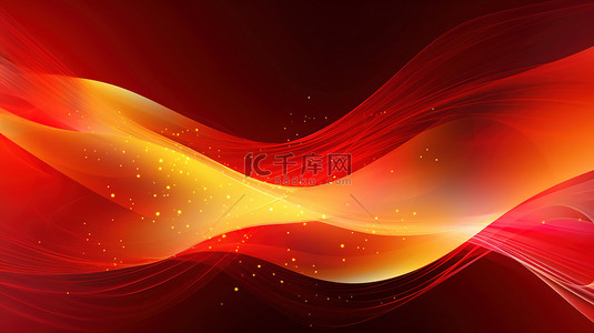 闪亮的红色和金色闪闪发光的抽象背景12