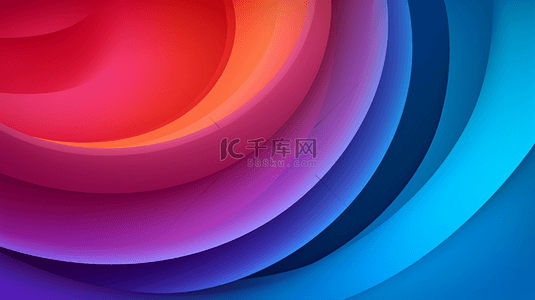 彩色圆形渐变背景图片_抽象的圆形渐变与中性背景 PSD。