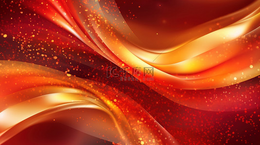 闪亮的红色和金色闪闪发光的抽象背景17
