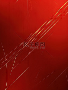国庆春节红色大气背景金色线条2