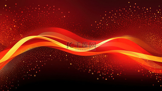 庆国庆节背景图片_闪亮的红色和金色闪闪发光的抽象背景13