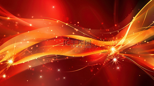 喜

庆背景图片_闪亮的红色和金色闪闪发光的抽象背景19