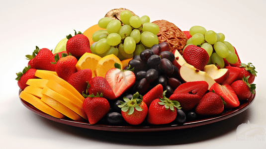 很多水果堆放在桌子上果蔬食物8