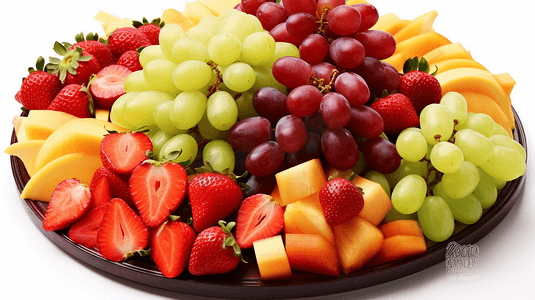 很多水果堆放在桌子上果蔬食物15
