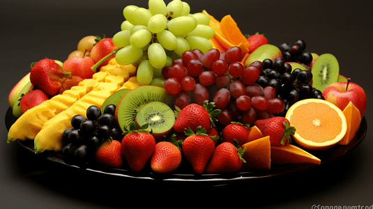 很多水果堆放在桌子上果蔬食物12