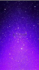 蓝色梦幻星星背景图片_紫色唯美梦幻浪漫星空星河背景