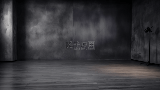 黑色渐变简单背景图片_抽象的豪华模糊暗灰色和黑色渐变，用作展示产品的背景工作室墙壁。