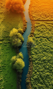 冷暖交替背景图片_二十四节气立秋夏秋交替风景