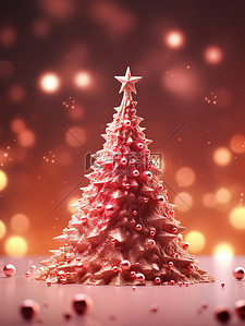 圣诞背景背景图片_节日气氛红色圣诞背景2
