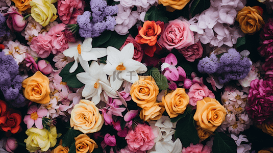 巴洛克风格相框背景图片_优雅花卉背景。
