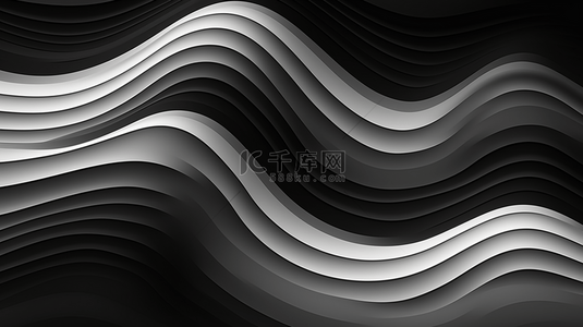 彩色线条波浪的浪潮抽象条纹背景，隔离开来。