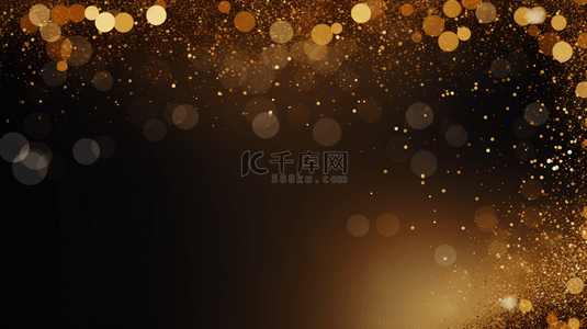 带有黄金字母和数字的新年快乐背景，配以bokeh灯光和星星设计。