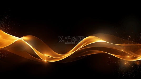 魔幻效果背景图片_金色圆圈洞背景优雅的金色光线宽屏矢量插图