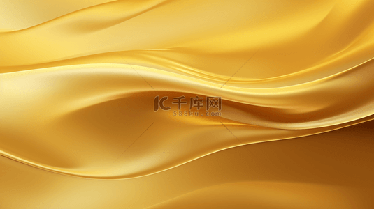 金属质感纹理金色背景图片_一个金色的波浪在红色的背景中央。