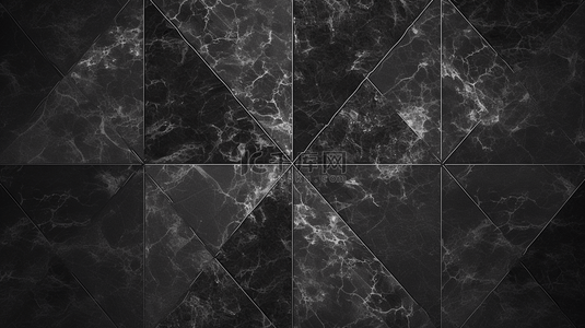 大理石黑白地面背景图片_大理石自然纹理黑色背景图案，抽象黑白色调。