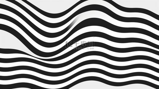 线条黑白背景背景图片_具有阴影的蓝色渐变线条的波浪形背景