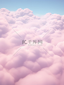 背景淡粉色背景图片_天空蓬松淡粉色棉花糖云背景15