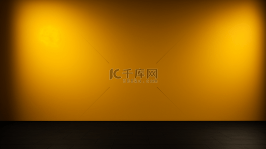 边框纹理黄色背景图片_抽象的黑色背景采用平滑渐变技术，用于网页设计模板、产品展示以及工作室空间等。