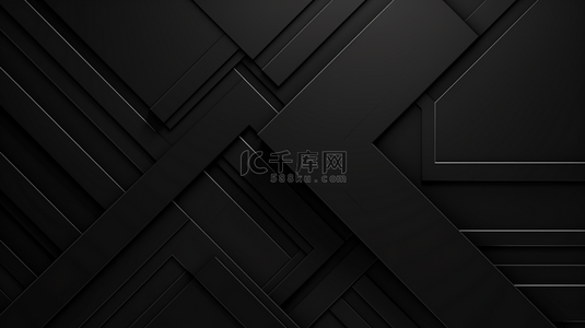 重叠的形状背景图片_使用相互重叠的特征的黑色抽象矢量背景。