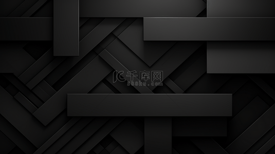 重叠的形状背景图片_使用相互重叠的特征的黑色抽象矢量背景。