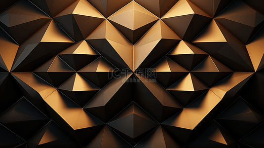 3D几何编织抽象壁纸背景