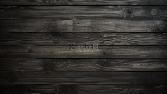 木板黑色背景图片_黑色墙面和白色木地板的产品背景。