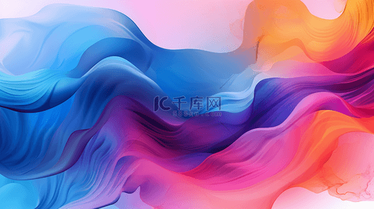 紫色几何背景海报背景图片_抽象背景设计，白色几何流体形状矢量元素。