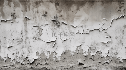 复古白墙背景图片_破旧的白色天然水泥或石头纹理为复古图案墙的概念性背景。