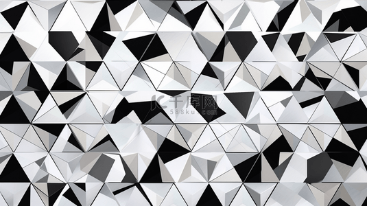 黑色背景几何图形背景图片_三角形，白色背景，灰色，黑色，矢量图。