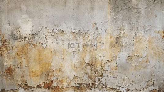 天然水泥或石头老纹理的灰脏白色背景，作为复古图案墙。概念性的墙布条，具有磨砂、材质或者建筑感。