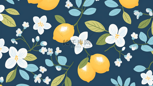 水果梨背景背景图片_梨子水果框架在天蓝色背景设计矢量图中。