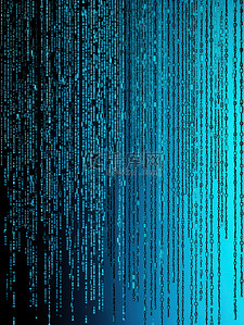 计算机代码明亮的纯蓝色背景12